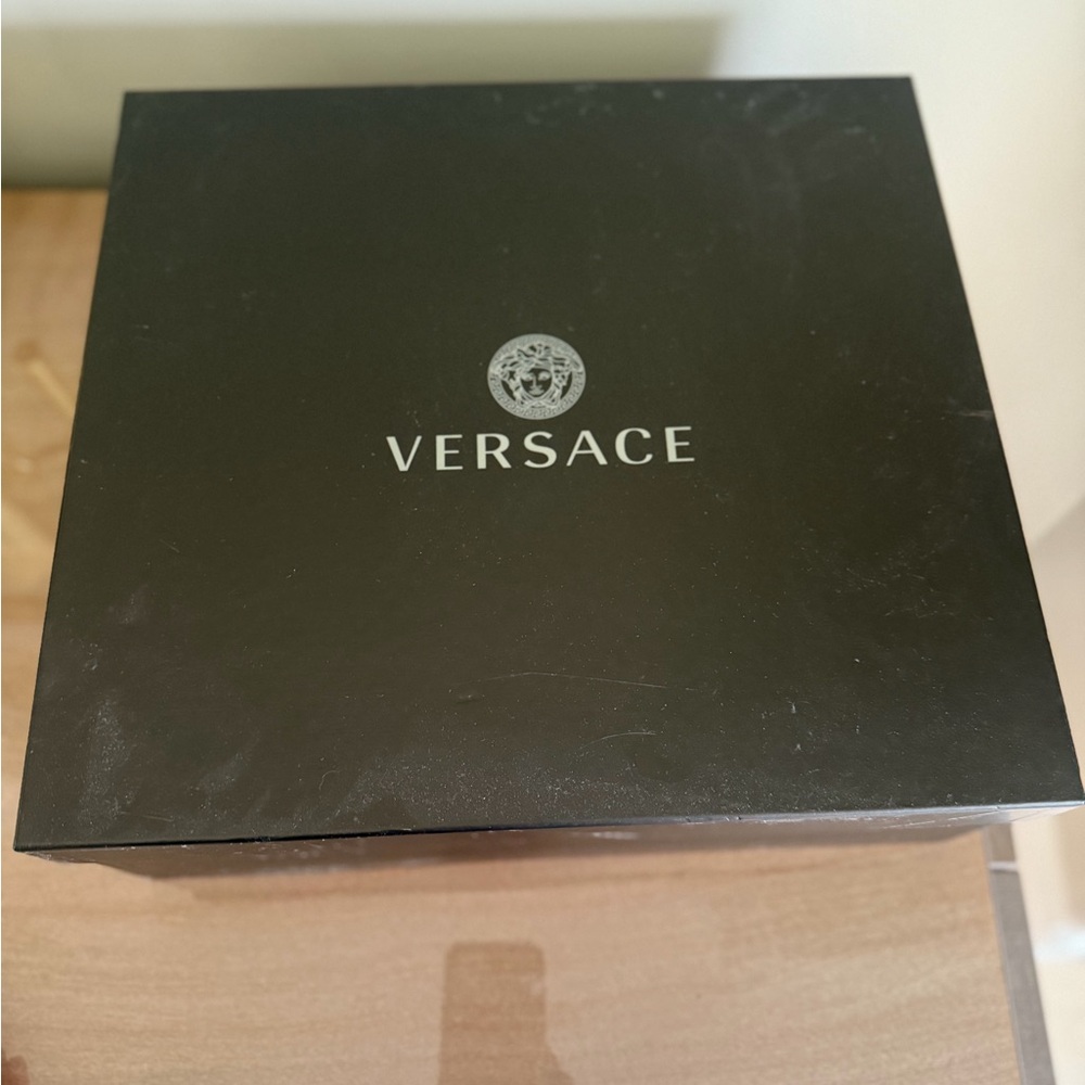 Versace Black Designer Shoe Box